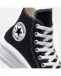 Zapatillas Converse Chuck Taylor All Star Move Platform Foundational Leather High Top Negro-Blanco Unisex parche