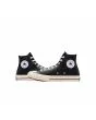 Zapatillas Converse Chuck 70 Leather High Top Negras y Blancas para hombre lateral