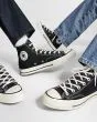 Zapatillas Converse Chuck 70 Vintage Canvas High Top Negras y Blancas Unisex detalle