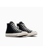 Zapatillas Converse Chuck 70 Vintage Canvas High Top Negras y Blancas Unisex frontal