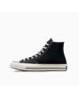 Zapatillas Converse Chuck 70 Vintage Canvas High Top Negras y Blancas Unisex izquierda