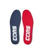 Zapatillas de Skate Converse CONS AS-1 Pro Nubuck Leather Suede grises con logo azul marino y rojo para hombre plantilla