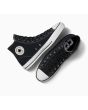 Zapatillas para Skate de ante Converse CONS Chuck Taylor All Star Pro negras y blancas superior