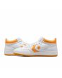 Zapatillas de Skate Converse CONS Fastbreak Pro Mid blancas y amarillas Unisex lateral