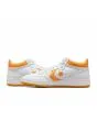 Zapatillas de Skate Converse CONS Fastbreak Pro Mid blancas y amarillas Unisex lateral