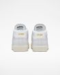 Zapatillas de piel para Skate Converse CONS Louie Lopez Pro Mid Mono Leather Blancas para hombre posterior
