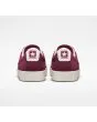 Zapatillas de skate Converse Cons PL Vulc Pro Suede granates y blancas para hombre posterior