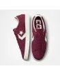 Zapatillas de skate Converse Cons PL Vulc Pro Suede granates y blancas para hombre superior