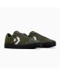 Zapatillas de skate Converse CONS PL Vulc Pro Suede Fall Tone verdes, blancas y negras para hombre frontal