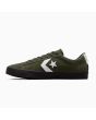 Zapatillas de skate Converse CONS PL Vulc Pro Suede Fall Tone verdes, blancas y negras para hombre izquierda