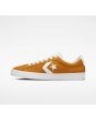 Zapatillas de skate Converse Cons PL Vulc Pro Suede amarillas y blancas para hombre izquierda