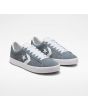 Zapatillas de skate Converse Cons PL Vulc Pro Suede grises y blancas para hombre frontal 