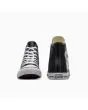 Zapatillas Converse Chuck Taylor All Star Mono Leather High Top negras unisex puntera y talón