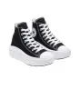 Zapatillas con plataforma Converse Chuck Taylor All Star Move Hi Negras y Blancas frontal