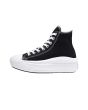 Zapatillas con plataforma Converse Chuck Taylor All Star Move Hi Negras y Blancas izquierda