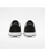 Zapatillas de Skate Converse One Star Pro Bones negras y blancas para hombre posterior