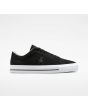 Zapatillas de Skate Converse One Star Pro Bones negras y blancas para hombre 