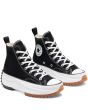 Zapatillas Converse de plataforma Run Star Hike High Top Negras Unisex frontal