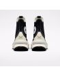 Zapatillas de plataforma Converse Run Star Legacy CX negras y blancas posterior