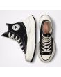 Zapatillas de plataforma Converse Run Star Legacy CX negras y blancas superior