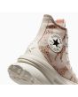 Zapatillas Converse de plataforma Run Star Legacy CX Animal Abstract blanco y coral con leopardos estampados para mujer parche Chuck Taylor