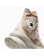 Zapatillas Converse de plataforma Run Star Legacy CX Animal Abstract blanco y coral con leopardos estampados para mujer parche Chuck Taylor