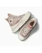 Zapatillas Converse de plataforma Run Star Legacy CX Animal Abstract blanco y coral con leopardos estampados para mujer superior