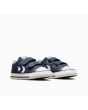 Zapatillas con velcro Converse Star Player 76 Easy-On Foundational Canvas Toddler Azul Marino para niños de 1 a 4 años frontal