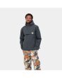 Hombre con chaqueta de invierno con capucha Carhartt WIP Nimbus Pullover gris