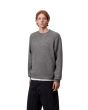 Hombre con suéter Carhartt WIP Curtis Tangled Graphite