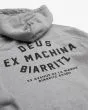 Sudadera con capucha Deus Ex Machina Biarritz Address Gris para hombre estampado posterior