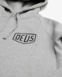 Sudadera con capucha Deus Ex Machina Biarritz Address Gris para hombre logo shield
