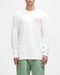 Hombre con Camiseta de manga larga Deus Kumbaya Vintage White