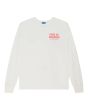 Camiseta de manga larga Deus Ex Machina Kumbaya Blanco Vintage para hombre