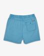 Bañador elástico Deus Sandbar Acid Short 16in Azul Océano para hombre posterior