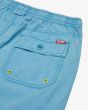 Bañador elástico Deus Sandbar Acid Short 16in Azul Océano para hombre bolsillo