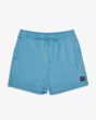Bañador elástico Deus Sandbar Acid Short 16in Azul Océano para hombre