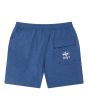 Bañador Deus Ex Machina Service Mesh Swim Short Mechanic Blue para hombre vista trasera