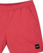 Bañador Deus Ex Machina Service Mesh Swim Short Melon Red para hombre cintura elástica