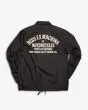 Chaqueta cortavientos Deus Ex Machina Venice Coach negra para hombre posterior