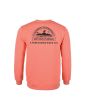 Sudadera Lightning Bolt Don't Panic Coral para hombre estampado espalda