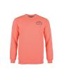 Sudadera Lightning Bolt Don't Panic Coral para hombre logo