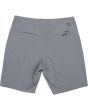 Bermudas sumergibles Hombre Salty Crew Drifter 2 Hybrid Walkshort grises posterior