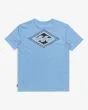 Camiseta de manga corta Billabong Youth Crayon Wave azul para niño 8-16 años posterior