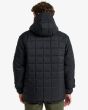 Hombre con Chaqueta Reversible Billabong Transport Revo 10K Jacket Negra reverso posterior