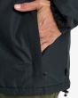 Hombre con Chaqueta Reversible Billabong Transport Revo 10K Jacket Negra bolsillo