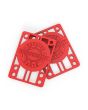 Elevadores para Skate Independent 1/8" Risers Rojos Pack 2 Unidades frontal
