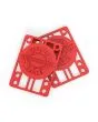 Elevadores para Skate Independent 1/8" Risers Rojos Pack 2 Unidades frontal