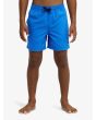 Niño con short de natación Quiksilver Everyday Solid Volley 14 Azul Nebulosa