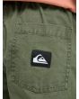 Niño con Pantalón recto Quiksilver Taxer Pant verde bolsillo trasero